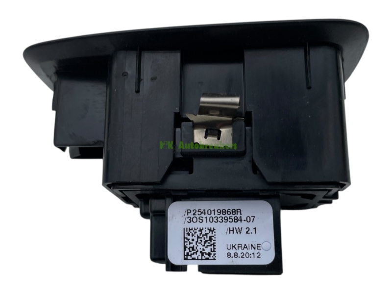 Renault Captur Window Switch 254019868R Left Genuine 2021