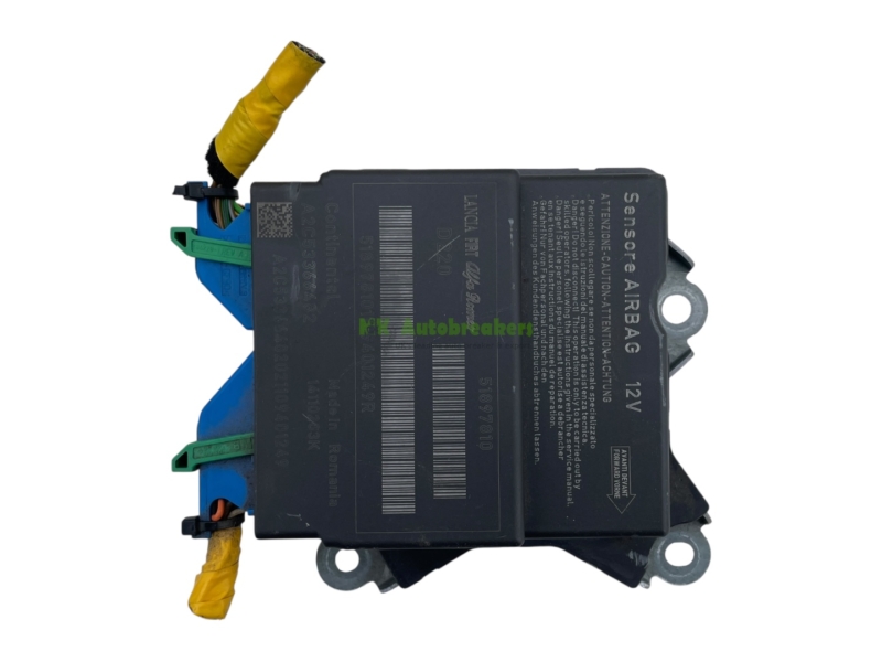 Fiat 500 Airbag SRS Module 51897810 ECU Genuine 2012