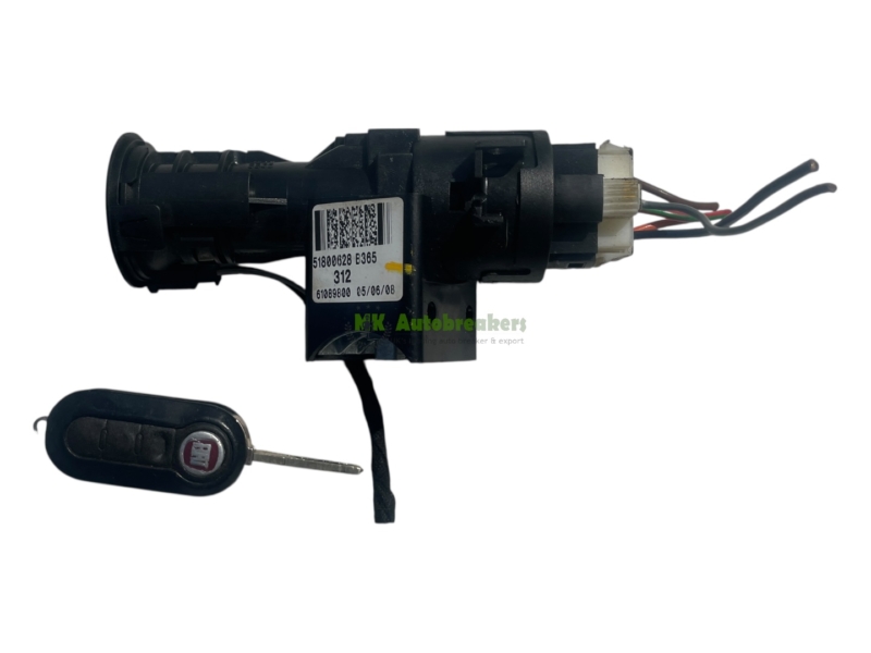 Fiat 500 Ignition Switch and Key 51800628 Genuine 2012