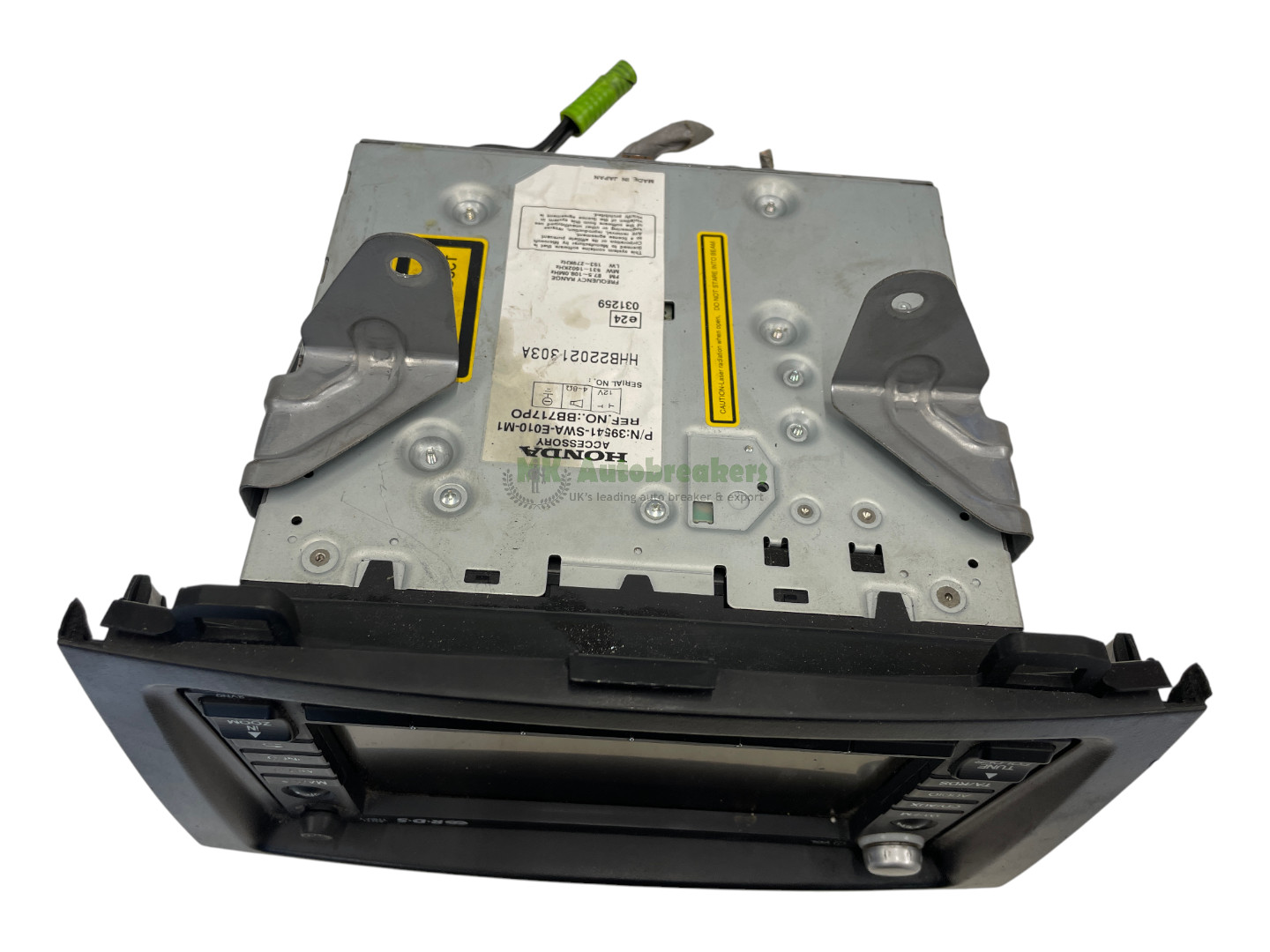 Honda CRV Stereo SAT NAV Head Unit 39541-SWA-E010-M1 Genuine 2011