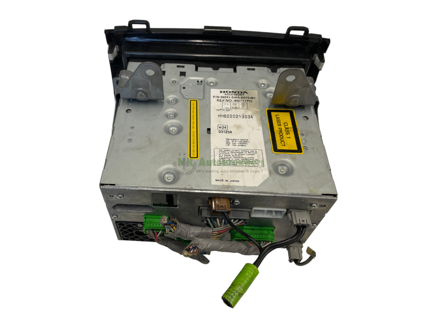 Honda CRV Stereo SAT NAV Head Unit 39541-SWA-E010-M1 Genuine 2011