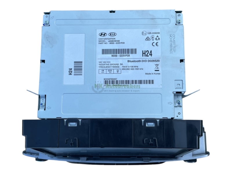 Hyundai Ioniq Multimedia Screen Head Unit 96550G2251PGB Genuine 2018