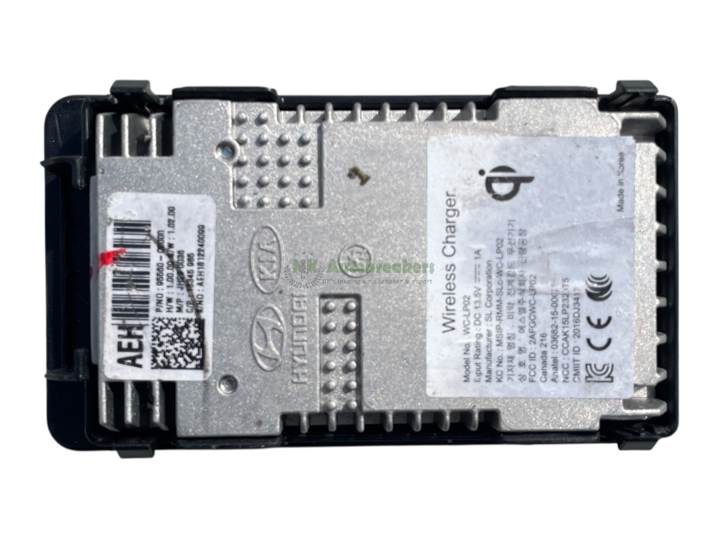 Hyundai Ioniq Wireless Phone Charging Unit 9556002000 Genuine 2018