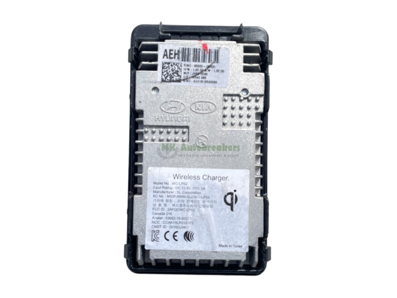 Hyundai Ioniq Wireless Phone Charging Unit 9556002000 Genuine 2018