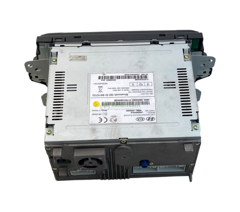 Kia ceed stereo sat nav head unit 96560-a2000wk genuine 2016 4 | mk autobreakers ltd Kia Ceed Stereo Sat Nav Head Unit awk Genuine