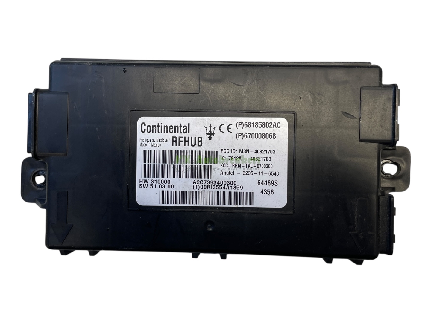 Maserati Ghibli M157 Central Lock Module 670008068 Genuine 2015