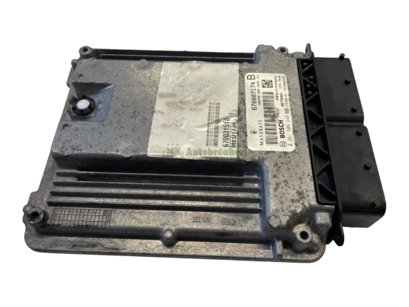 Maserati Ghibli M157 Engine Control Module 670007174 Genuine 2015