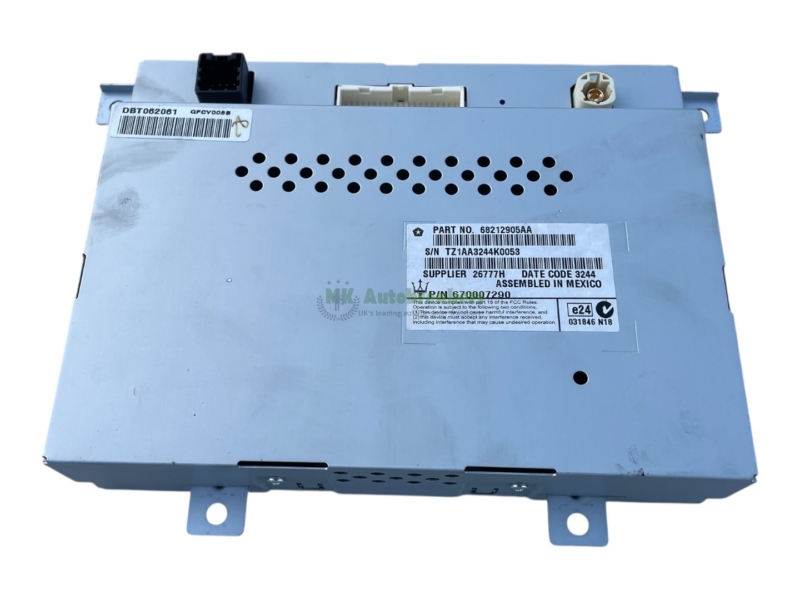 Maserati Ghibli M157 Multimedia Display Screen 68212905AA Genuine 2015