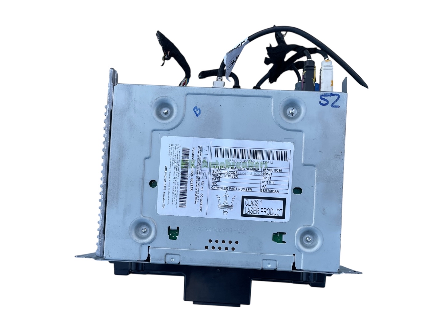 Maserati Ghibli M157 Multimedia SAT NAV Head Unit 06700310580 Genuine 2015