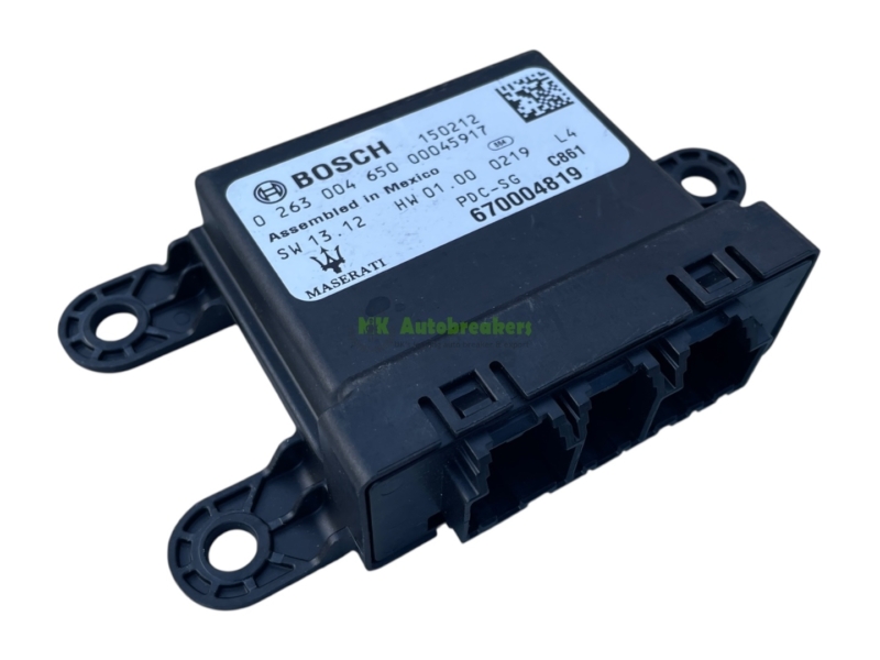 Maserati Ghibli M157 Parking Distance Control Unit 670004819 Genuine 2015