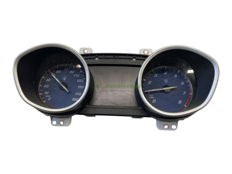 Maserati Ghibli Speedometer Instrument Cluster 670031670 Genuine 2015