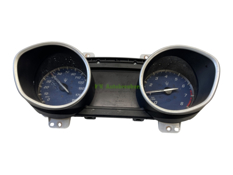 Maserati Ghibli Speedometer Instrument Cluster 670031670 Genuine 2015