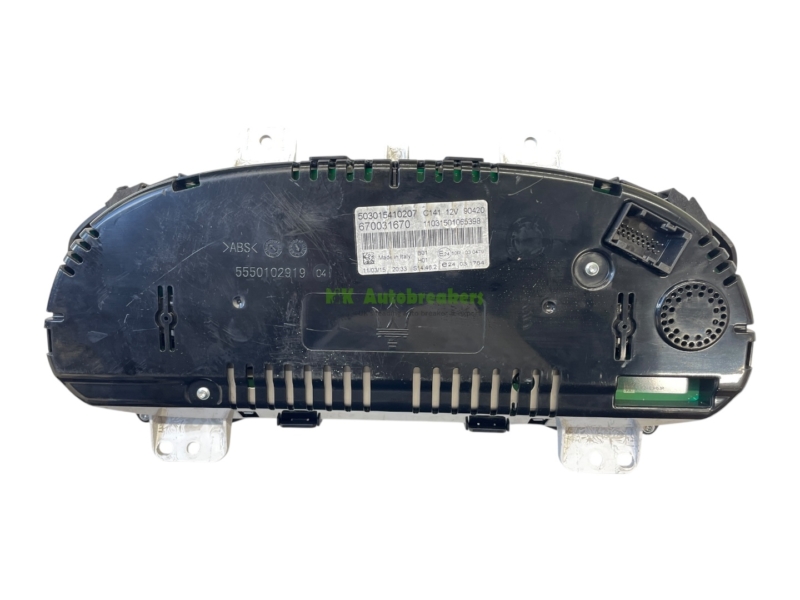 Maserati Ghibli Speedometer Instrument Cluster 670031670 Genuine 2015