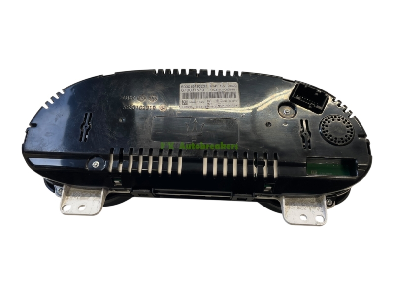 Maserati Ghibli Speedometer Instrument Cluster 670031670 Genuine 2015