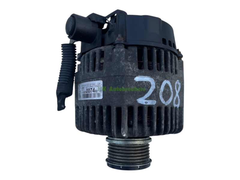 Peugeot 208 Alternator 9806007480 Petrol Genuine 2014