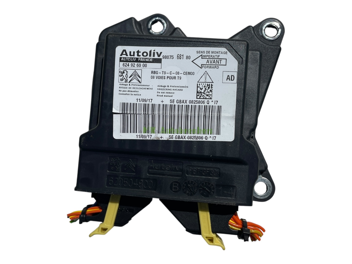 Peugeot 308 Airbag Control Module 9807568180 Genuine 2018