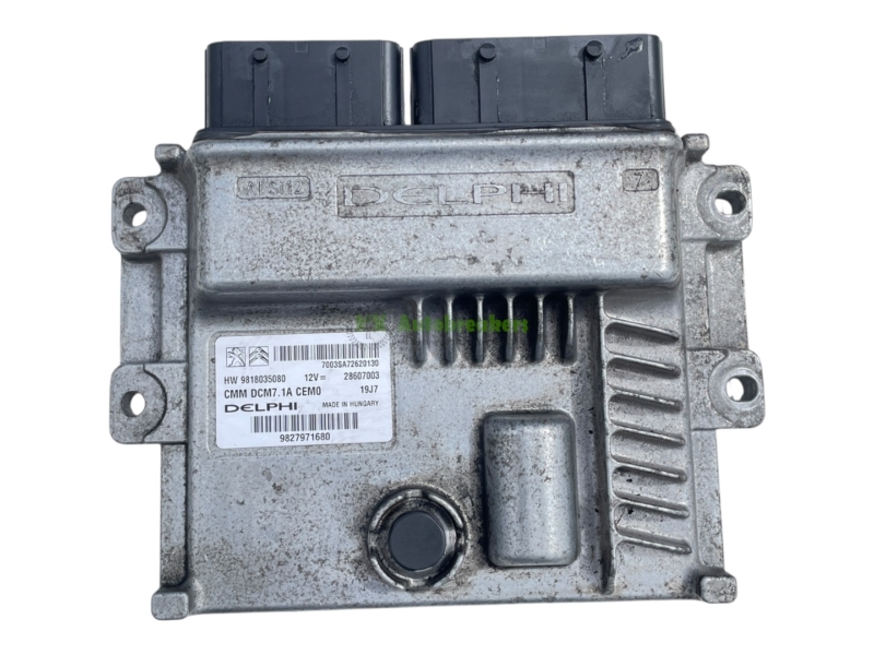 Peugeot 308 Engine Control Module 9818035080 ECU Genuine 2018