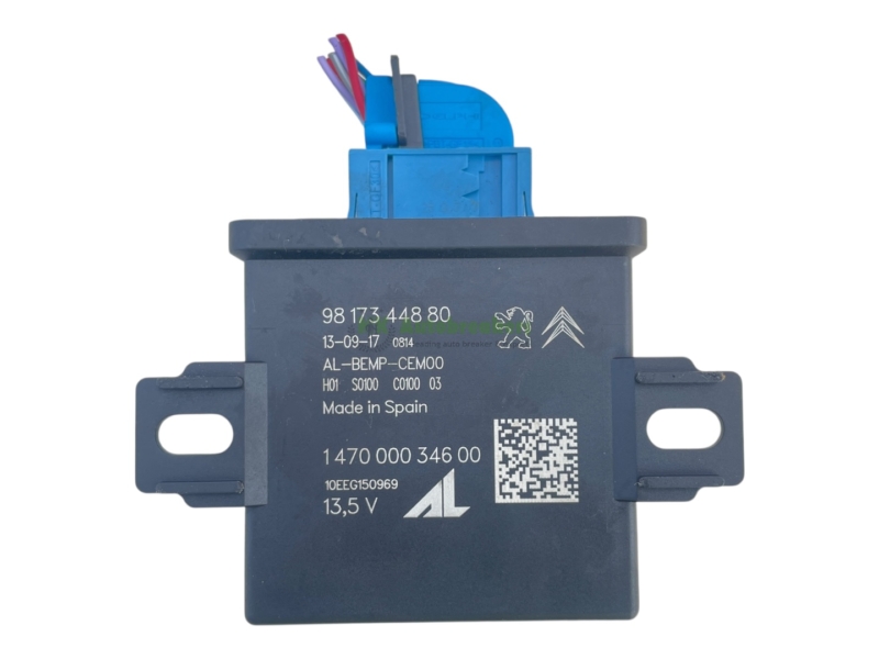 Peugeot 308 Headlight Auto Adjustment Module 9817344880 Genuine 2018