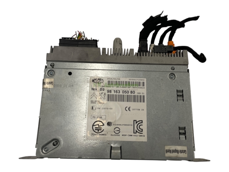 Citroen C4 Grand Picasso SAT NAV Radio Head Unit 9816305080 Genuine 2016