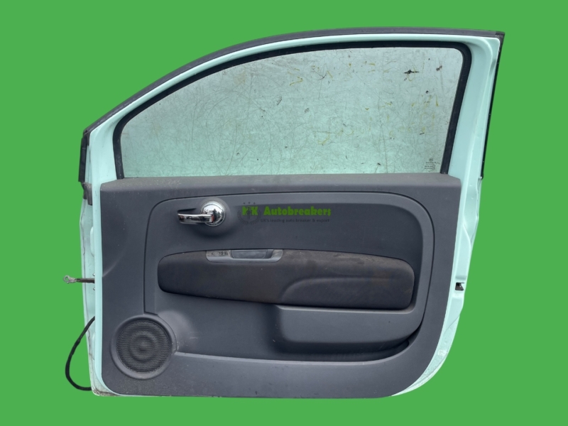 Fiat 500 Front Right Door 52136362 Green 3 Door Genuine 2014 - Image 2