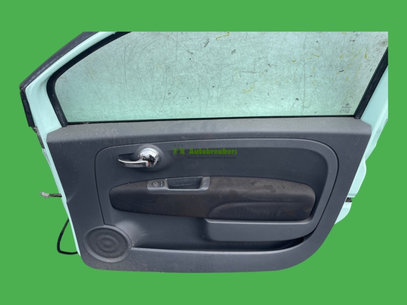 Fiat 500 Front Right Door 52136362 Green 3 Door Genuine 2014 - Image 10