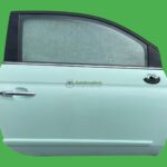 Fiat 500 Front Right Door 52136362 Green 3 Door Genuine 2014