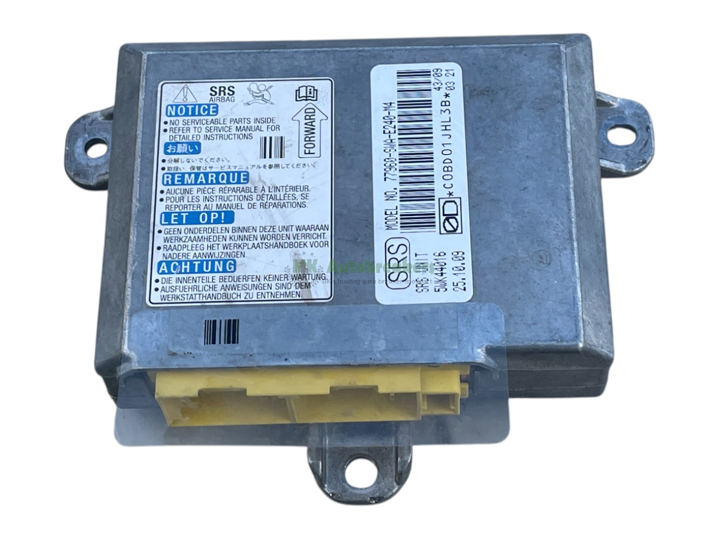 Honda CRV Airbag Control Module 77960-SWA-E240-M4 ECU Genuine 2011