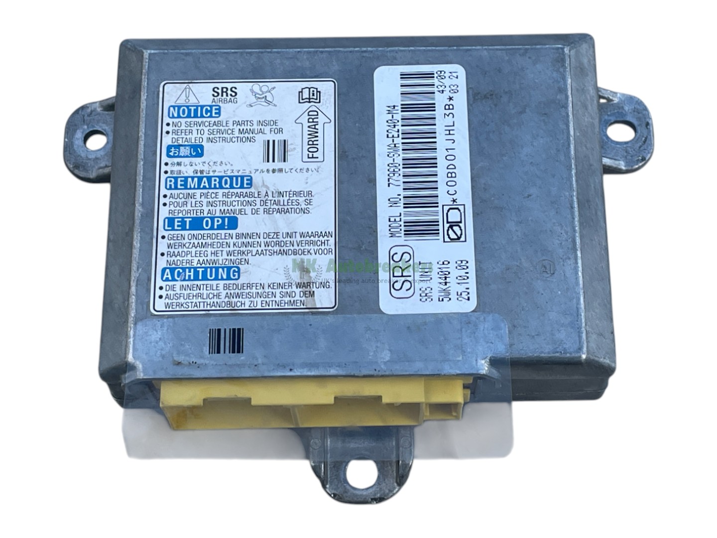 Honda CRV Airbag Control Module 77960-SWA-E240-M4 ECU Genuine 2011