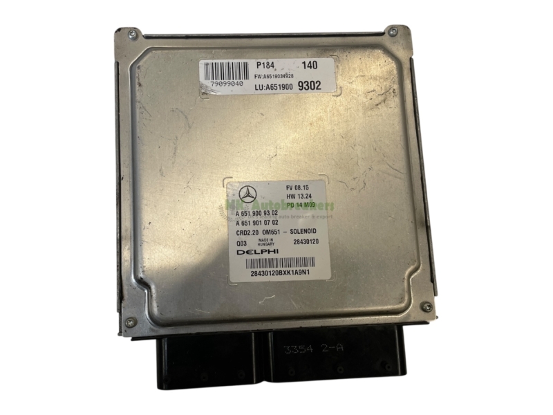 Mercedes Vito Engine Control Unit A6519009302 ECU Genuine 2014