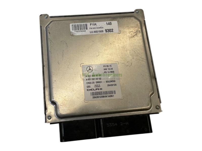 Mercedes Vito Engine Control Unit A6519009302 ECU Genuine 2014 - Image 5