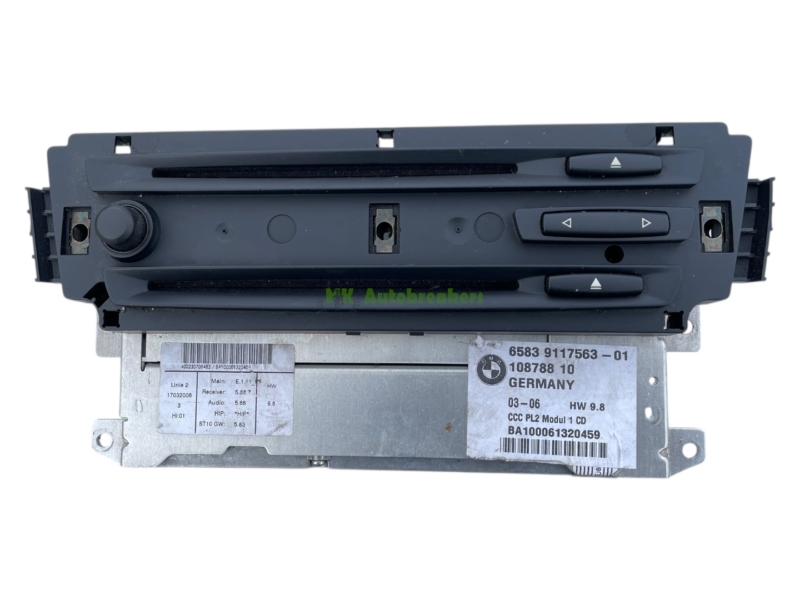 BMW E87 E90 E91 Professional Navigation Radio Head Unit 9117563 Genuine 2006