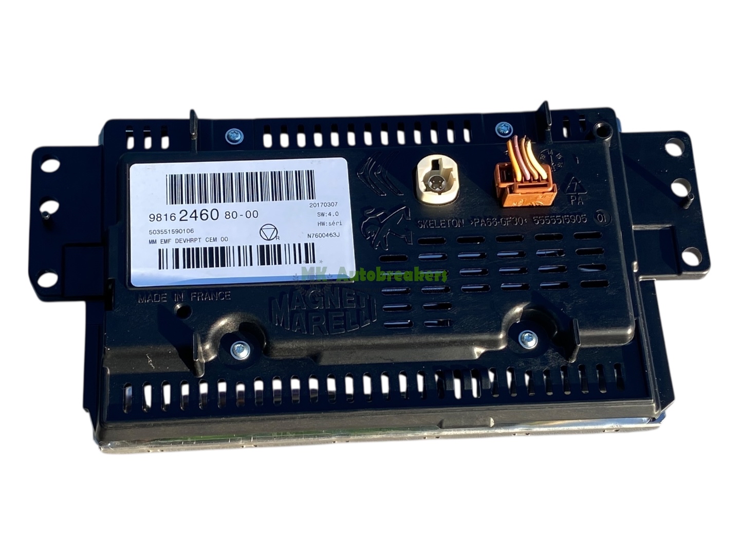 Citroen DS3 Multimedia Display Screen 9816246080 Genuine 2016