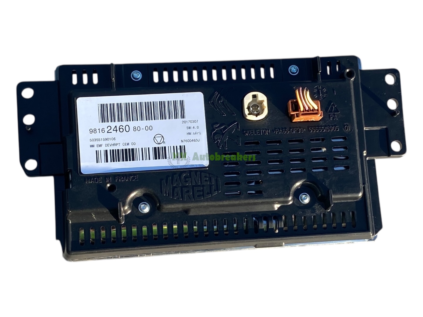 Citroen DS3 Multimedia Display Screen 9816246080 Genuine 2016