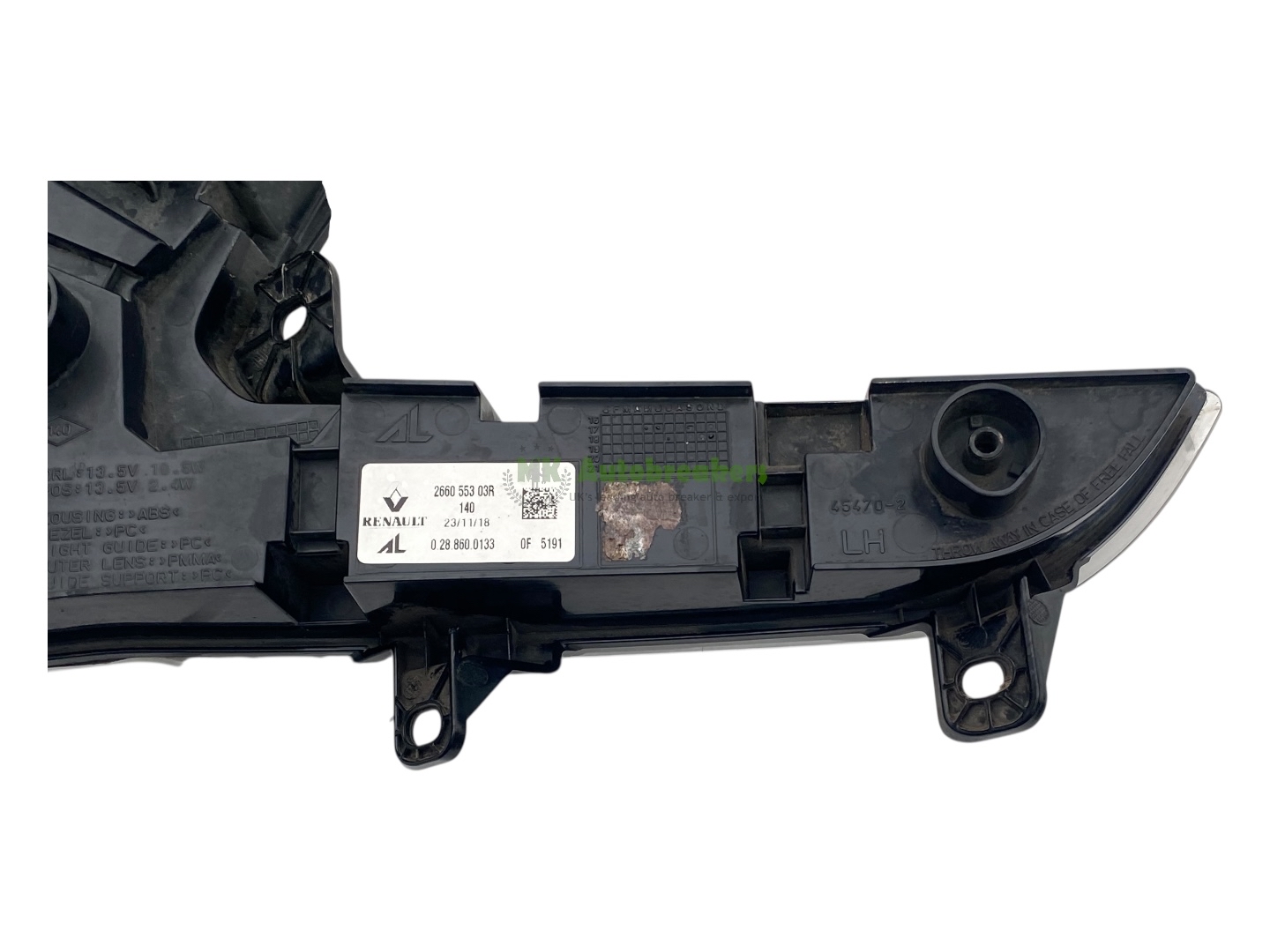 Renault Captur Daytime Running Light 266055303R Left Genuine 2019 - Image 4