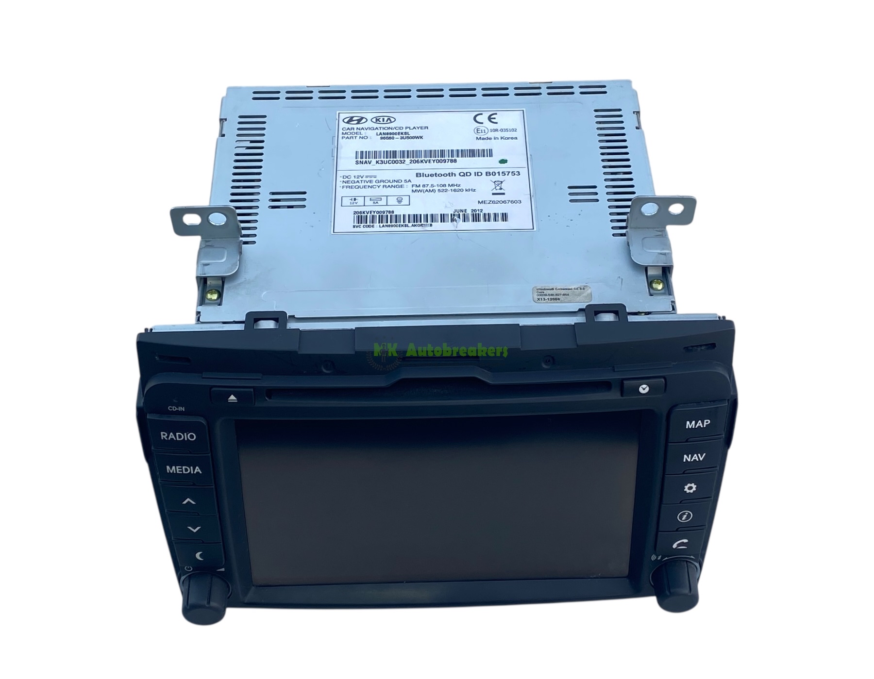 Multimedia Head Unit Kia Sportage 96560-3U500WK Genuine 2014