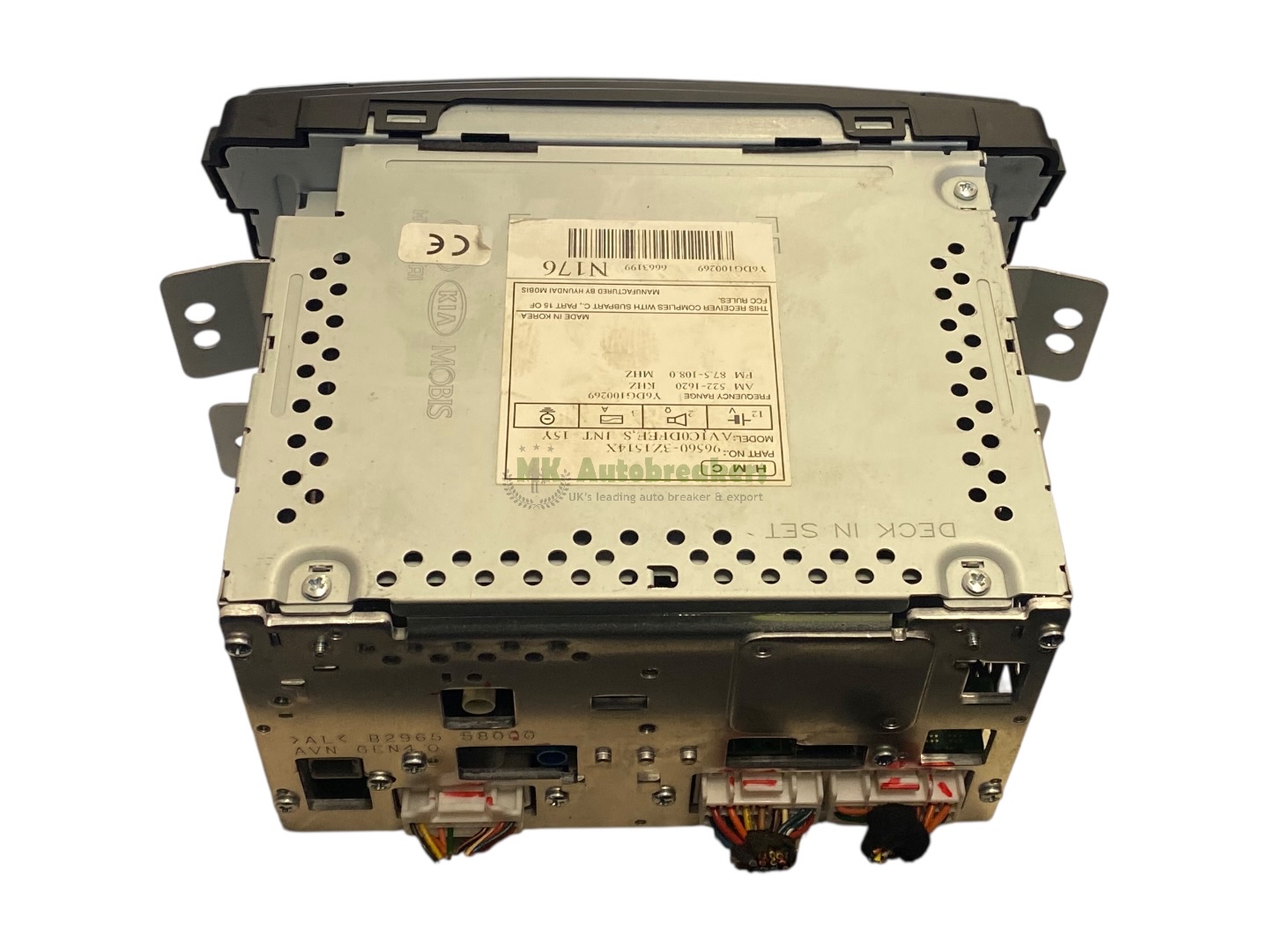 Radio Head Unit Hyundai I40 SAT NAV 96560-3Z1514X Genuine 2018