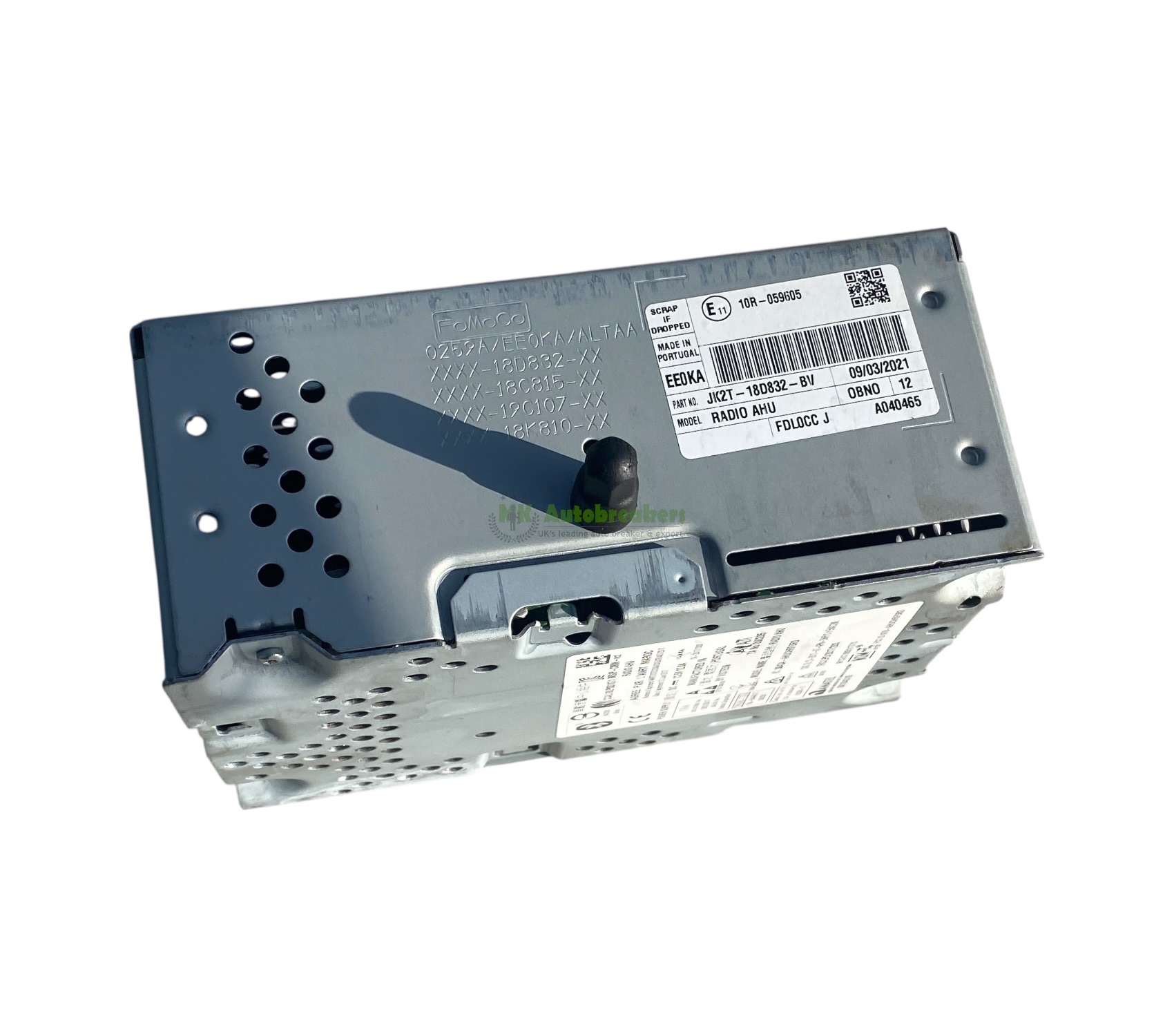 Stereo multimedia head unit ford transit jk2t-18d832-bv genuine 2021 1 | mk autobreakers ltd Stereo Multimedia Head Unit Ford Transit Jktdbv Genuine