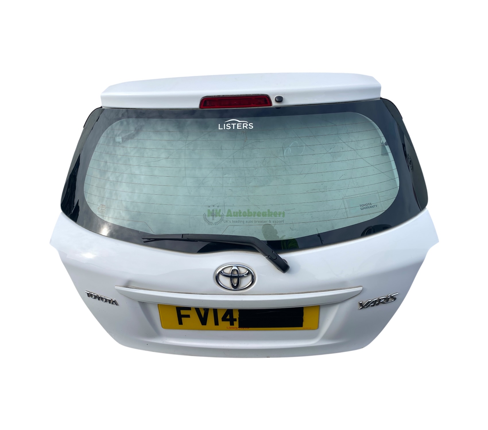 Tailgate Bootlid Toyota Yaris 670050D111 White Genuine 2014