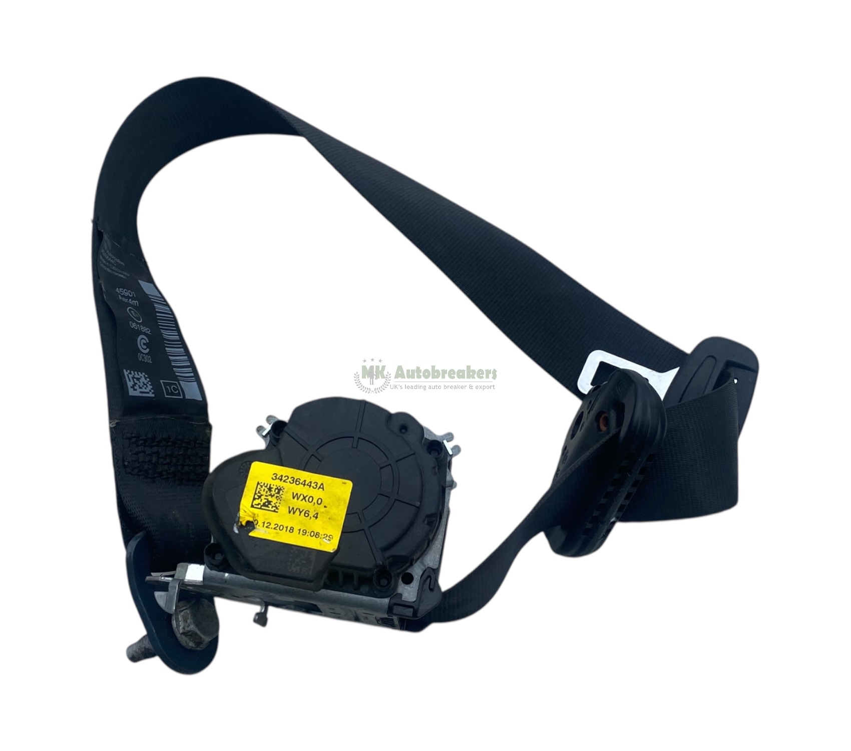 Center Middle Seatbelt Partner Berlingo 98172324XX Genuine 2019