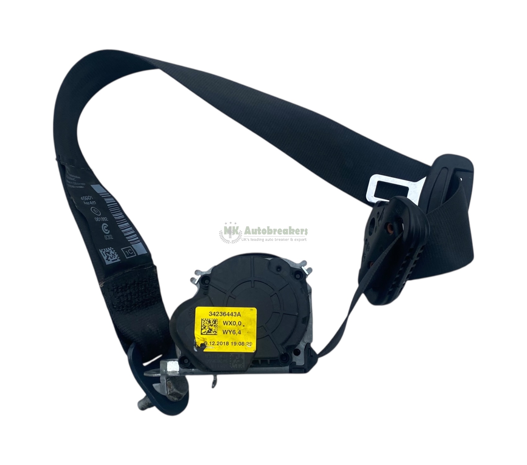 Center Middle Seatbelt Partner Berlingo 98172324XX Genuine 2019