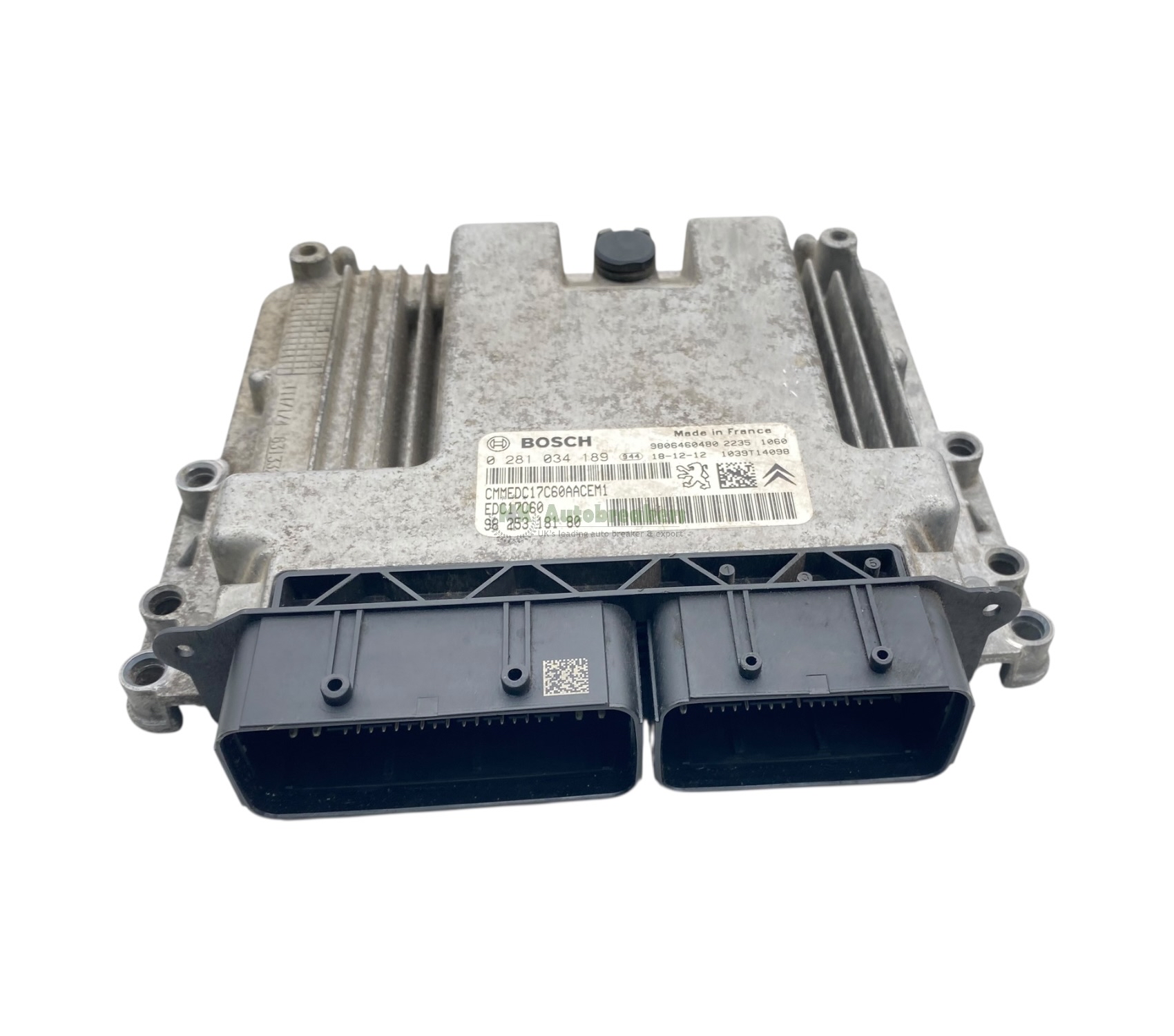 Engine Control Unit ECU Berlingo Partner 9825318180 1.6 Genuine 2019 - Image 3