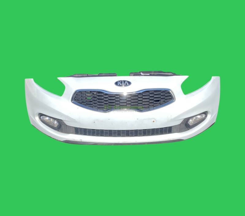 Front bumper kia ceed in white wd 86511a2000 complete genuine 2014 1 | mk autobreakers ltd Front Bumper Kia Ceed in White Wd a Complete Genuine
