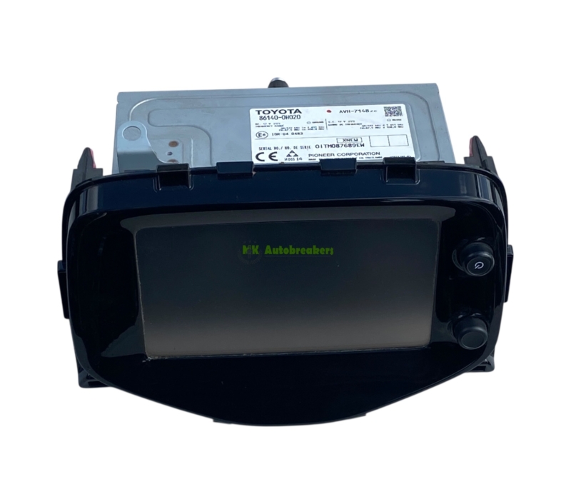 Multimedia head unit aygo c1 108 86140-0h020 2016 2 | mk autobreakers ltd Multimedia Head Unit Aygo C h
