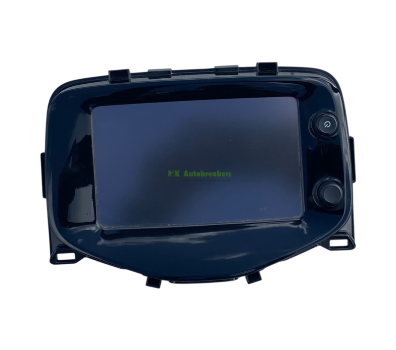 Multimedia head unit aygo c1 108 86140-0h020 2016 3 | mk autobreakers ltd Multimedia Head Unit Aygo C h