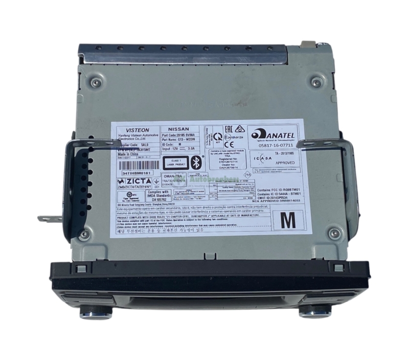 Head unit nissan juke 28185-bv80a genuine 2015 4 | mk autobreakers ltd Head Unit Nissan Juke bva Genuine