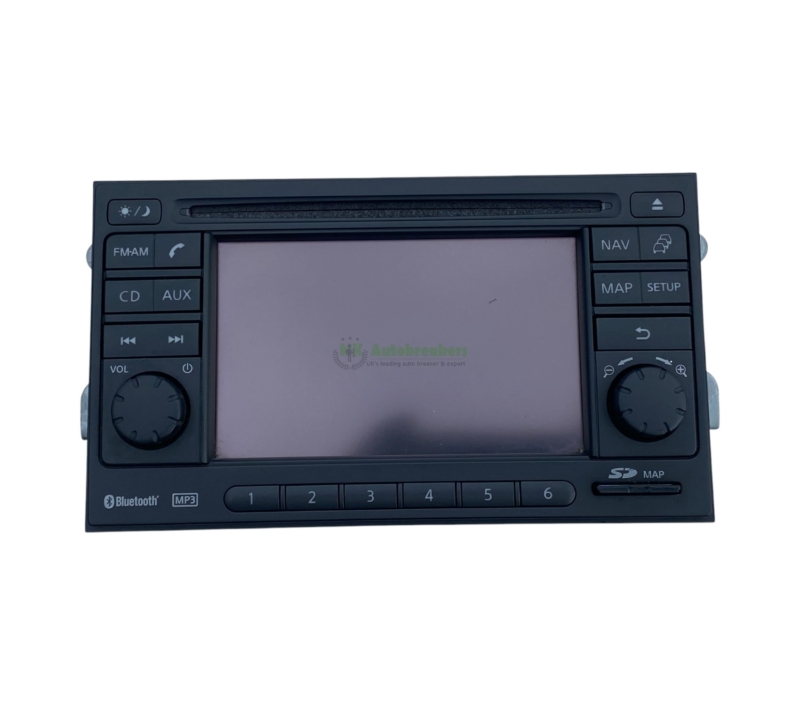 Nissan qashqai head unit 25915bh30e radio stereo genuine 2013 1 | mk autobreakers ltd Nissan Qashqai Head Unit bhe Radio Stereo Genuine