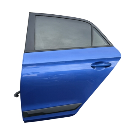 Hyundai I20 Rear Door 77003C-8010 Left Champion Blue U2U Genuine 2019