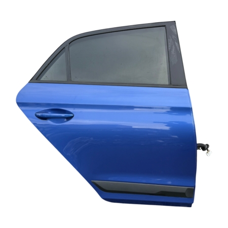 Hyundai I20 Rear Door 77004C-8010 Right Champion Blue U2U Genuine 2019