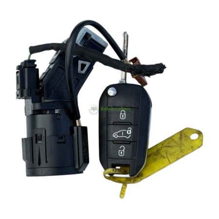 Partner Berlingo Ignition Key & Barrel 1608682880 Genuine 2019