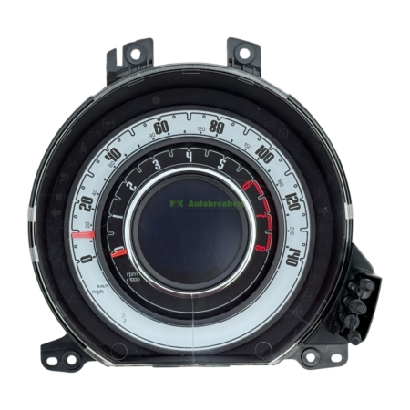 Fiat 500 Speedometer Instrument Cluster 735649239 Genuine 2015